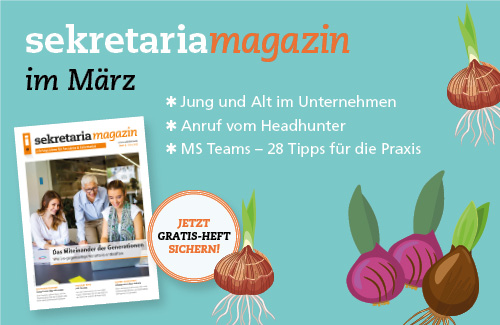 Das neue sekretaria Magazin ist da!