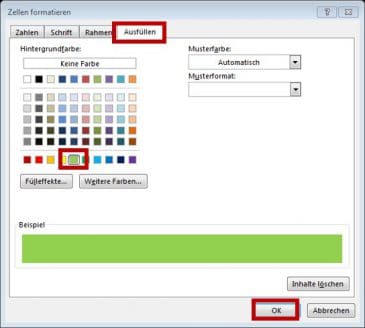 Bedingte Formatierung In Excel 2016 Einrichten | Sekretaria.de